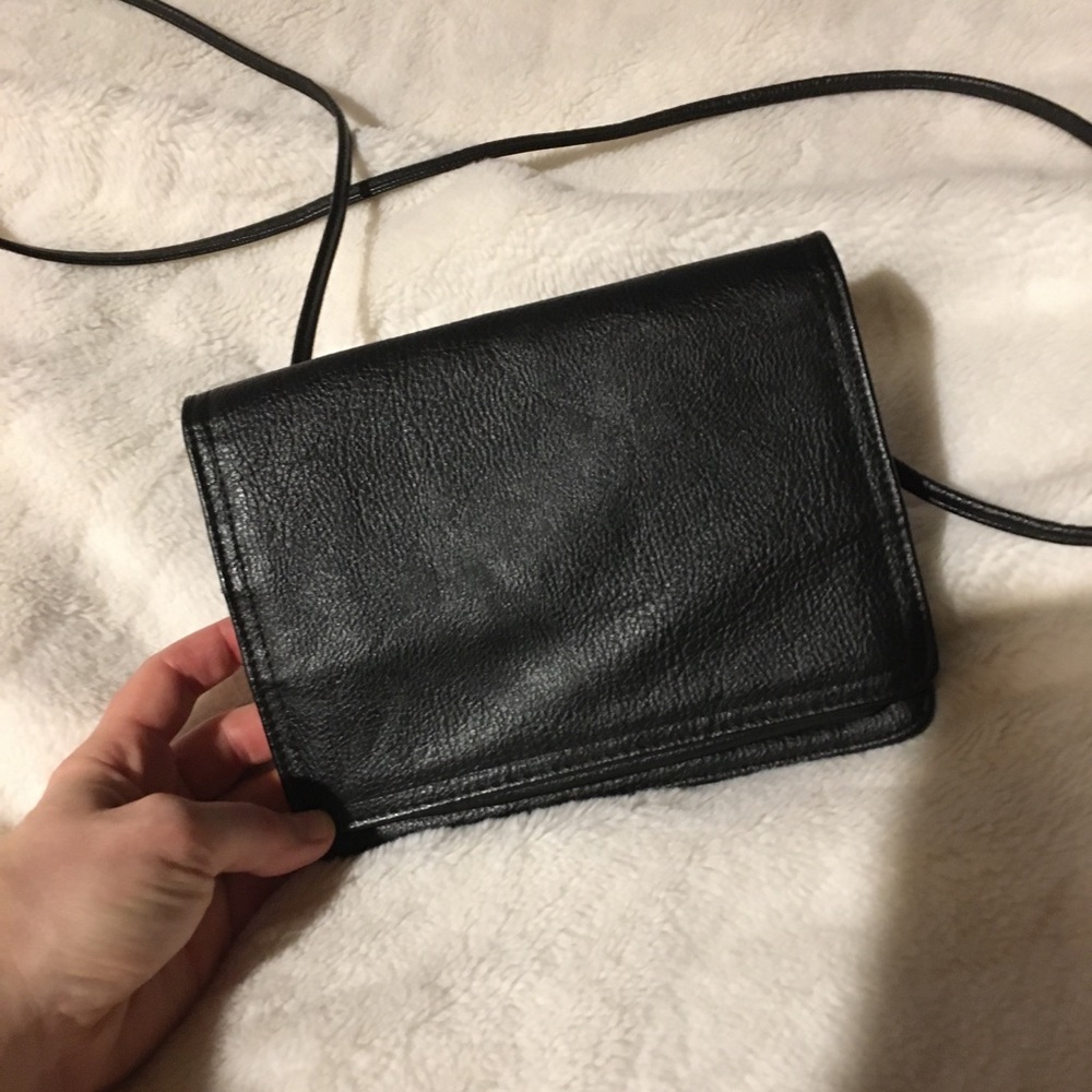 Leather Cross-body Wallet
